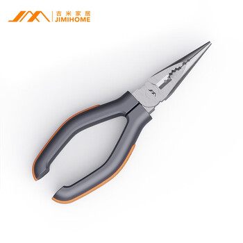 吉米 尖嘴钳子6寸剥线钳多功能工业级省力绕线钳子工具 JM-G1506N
