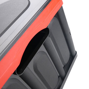 海斯迪克 HK-845 塑料折叠收纳箱 多功能储物盒整理箱  42*28.7*23.5黑色小号