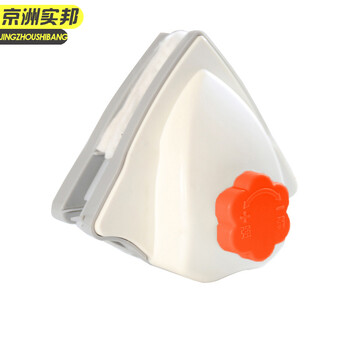 京洲实邦 三角形15-26MM红色 双面磁性玻璃擦窗器中空高楼擦玻璃神器JZSB-9090