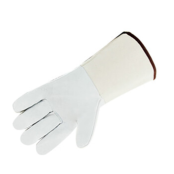 威仕盾（WESTUN）G-9534 38cm实惠型单层帆布电焊手套 XL码 1副