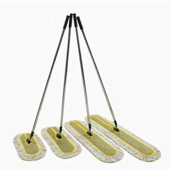 庄太太【整套40cm墨绿绑带】平板大号棉线拖把工厂酒店尘推排拖