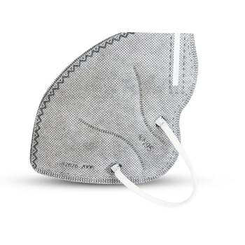 鸣固鸣固 KN95活性炭口罩防尘防装修透气防打磨装修工业粉尘异味 带呼吸阀30只装