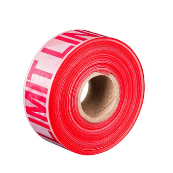 百舸 警戒线警戒带 道路交通施工警示隔离带 100M加厚新料 红白款注意安全