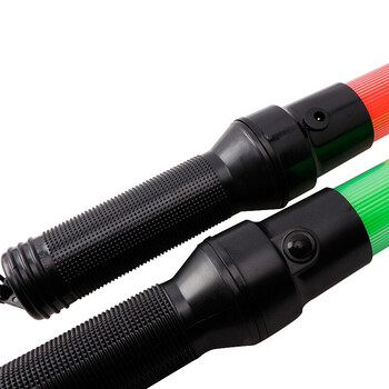 阿力牛 AQC-034交通指挥棒荧光棒交通疏散警示装电池LED发光棒54CM红色电池款