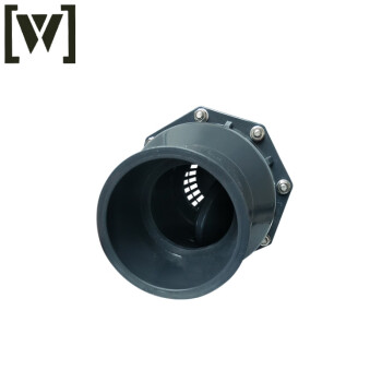 W 百普 UPVC承插底阀逆止阀胶粘连式塑料耐腐蚀阀门 DN150(φ160)/1个/翻板式底阀