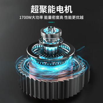 大艺 角磨机角向磨光机金属切割机开墙开槽手磨机1700W大功率电动工具 PAG 01-150