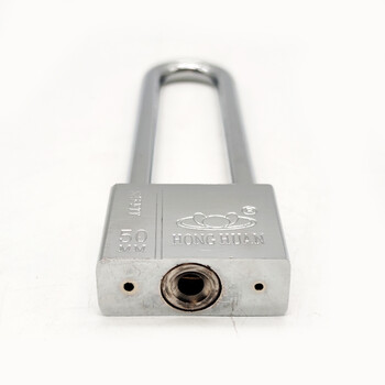 恩鸽 红环挂锁 防盗锁防水防锈防撬锁具大门锁宿舍长梁锁子 50mm 长梁（定制）