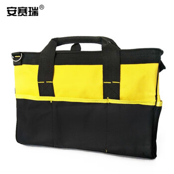 安赛瑞 多功能手提工具包 单肩手提五金工具包 电工维修工具收纳包 牛津布多功能工具包 24344