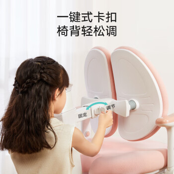 黑白调学习时光乐学2学习桌【高效学习 追背正姿】儿童学习桌椅套装 1.2米粉