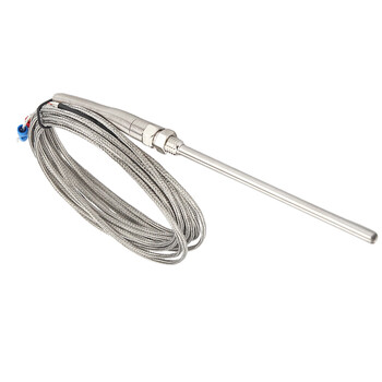 匡建仪表（CONJANT）探针式电偶感温线 K型热电偶 探针热电偶 探头温度传感器 屏蔽线 探针150mm/4米线 