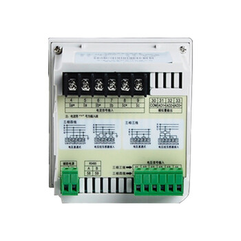 伊莱科(ELECALL)电压表电流表组合表三相电流电压组合表ELE-3UI33白色ELE-3UI337