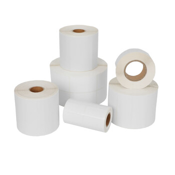 飞尔（FLYER）铜版纸 不干胶条码标签打印纸 标签打印机标签纸贴纸【横板 90×70mm500张/卷】