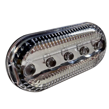 百舸 肩灯 警示灯红蓝爆闪  保安值勤巡逻便携式肩夹LED闪光灯 骑行夜跑 电池款 