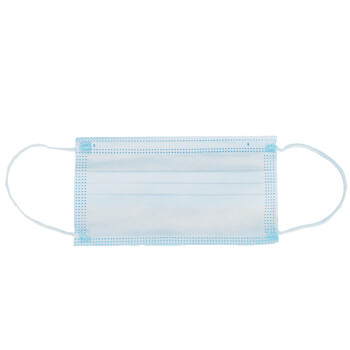 冰禹 防护口罩 一次性使用口罩一次性口罩防护防尘透气口罩 蓝色 2盒（50个/盒）