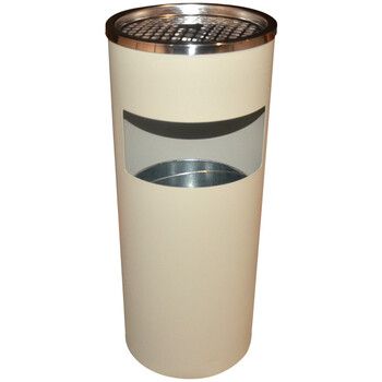 南 GPX-12B 丽格王 南方座地烟灰桶 垃圾桶公用不锈钢垃圾箱果皮桶 浅灰色 内桶容量12升