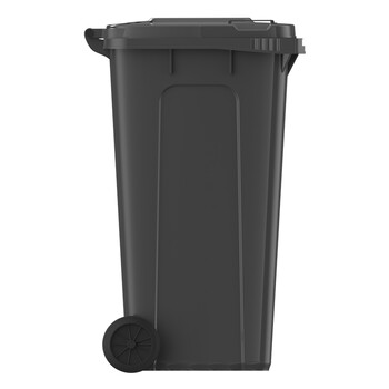科力邦（Kelibang) 户外垃圾桶 大号加厚240L分类垃圾桶带盖市政物业商用环卫垃圾桶挂车 灰色 KB1037 其他