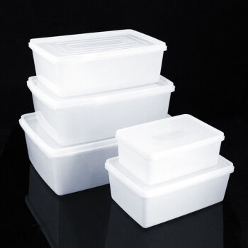 冰禹 BY-631 塑料周转箱 长方形大容量 一套（1-5号）