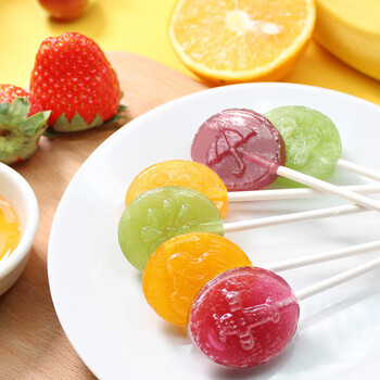 不二家混合水果味大棒棒糖280g（28支）儿童糖果 喜糖 休闲零食水果糖