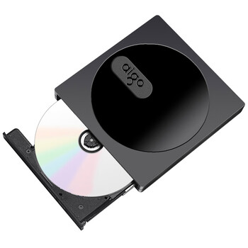 爱国者（aigo）8倍速 USB外置光驱 DVD外置刻录机 移动光驱 外接光驱 笔记本电脑便携光驱外置读刻一体黑色 G100