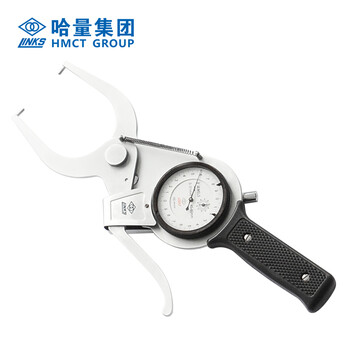 哈量连环带表外卡规 0-20/20-40/40-60/60-80/80-100 外径 板厚 环形测量 80-100_0.01mm