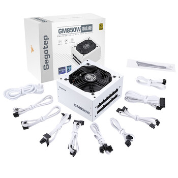 鑫谷（segotep）GM850W ATX3.1金牌全模组冰山版电源（12V-2X6支持5070Ti/5060Ti显卡/白色台式电脑主机箱电源）