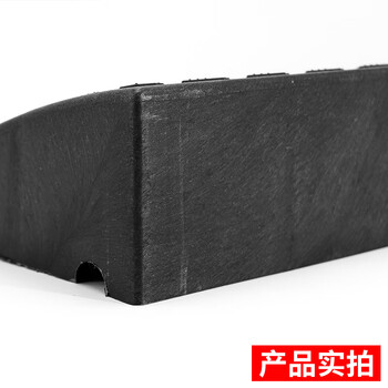 海斯迪克 HK-223 台阶垫斜坡垫汽车上台阶垫马路牙子路沿坡上坡垫塑料斜坡垫 减速带 黑色50*27*11