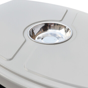 兰诗（LAUTEE）D-01 大号户外垃圾桶 市政环卫分类果皮箱 香槟灰