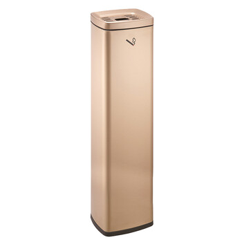 南 GPX-129D 南方烟蒂柱 烟灰柱 座地烟灰桶 烟灰缸 香槟金 内桶容量6升