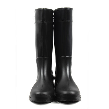 安美尚(ams) SC-11-99 三防全黑耐酸碱水鞋 劳保中高筒防水防油防化水定做 42# 5双