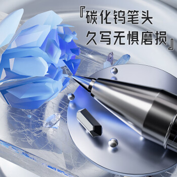 晨光(M&G)文具Q7 拔帽中性笔学生0.5黑笔签字笔商务子弹头考试水笔办公用品 黑色 12支/盒XGP30117