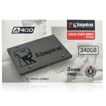 金士顿（Kingston）SSD固态硬盘 SATA3.0接口 A400系列笔记本台式机硬盘 A400 SATA 经典传承 480G非512G