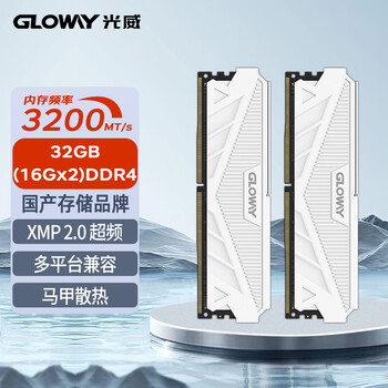 光威（Gloway）32GB(16GBx2)套装 DDR4 3200 台式机内存条 天策系列 适配黑神话悟空
