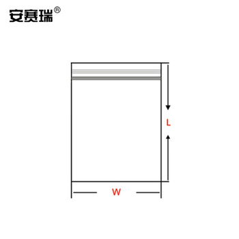 安赛瑞 透明PE自封袋 35×45cm 厚度16丝  (100个装） 36099