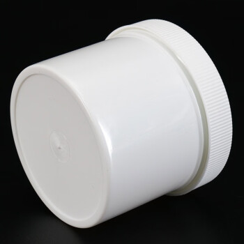 海斯迪克 加厚塑料瓶广口油墨罐 大口直立桶 密封罐 1000ML白色（5个起售）