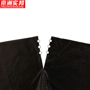 京洲实邦【45*55黑色300只】加厚垃圾袋彩色一次性ZJ-0279