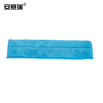 安赛瑞 擦窗器擦布替换装 刮水器替换擦布 商用擦玻璃器布头 6.5×25.5cm 2块装 10669