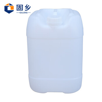 固乡塑料桶 20升水桶 15L方形酒桶 30公斤化工桶5升堆码桶10kg废液桶 【白色25L】