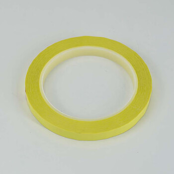 冰禹 BYaf-10 桌面定位胶带 6S标识划线胶带警示线 白标示贴条 黄色10mm*66m