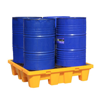 冰禹 防渗漏托盘卡板 油桶机油化学盛漏接油盘防渗漏平台 1300*680*150mm BY-3042