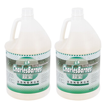 超宝（CHAOBAO）DFF007 高泡地毯清洁剂 3.8L大桶酒店地垫地毯清洁剂除污清洗液 4桶/箱