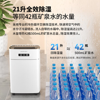 多乐信（DOROSIN）除湿机/抽湿机 除湿量21升/天 家用轻音地下室干衣除湿吸湿器 干燥机ER-620B 
