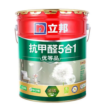 立邦抗甲醛净味五合一乳胶漆18L