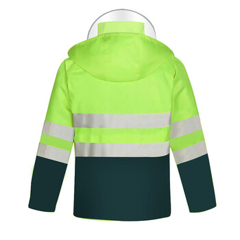 者也（ZYE）分体式反光雨衣外卖骑行雨衣雨裤套装双层透气 XXL码 