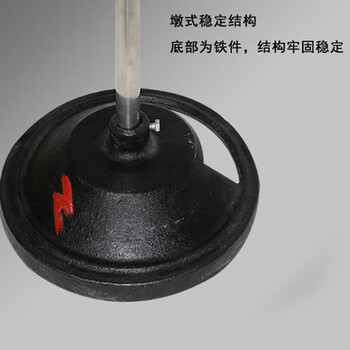 海斯迪克 HK-350  电力施工安全围网支架 警示隔离网支架 警示带支柱隔离栏支架 不锈钢墩式支架