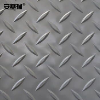 安赛瑞 牛津防滑地垫1.8×15m PVC加厚耐磨橡胶垫1.5mm灰色 23985