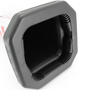 海斯迪克 HKLZ-1 63×28×28常规红白请勿泊车 塑料方锥 隔离墩路障雪糕筒 警示交通设施路锥方锥