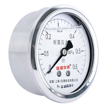 匡建仪表（CONJANT）YTN-60Z 耐震压力表轴向气压表水压表 M14*1.5螺纹 0-0.6mpa 