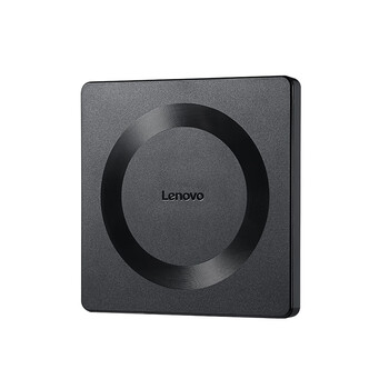 联想（Lenovo）8倍速 USB外置光驱刻录机 DVD光驱外置 CD移动光驱 笔记本电脑台式机便携免驱外接光驱 GP70Pro
