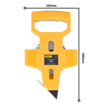 得力（deli）塑壳架式卷尺 米尺 30米 塑壳架式卷尺  30mx12.5mm  DL9030