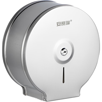 安赛瑞 不锈钢壁挂式大卷纸盒  酒店商场洗手间厕纸盒  24414